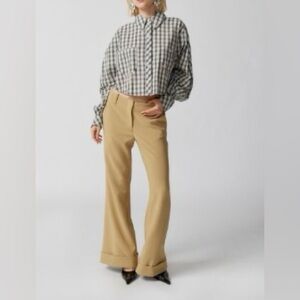 UO Iris Mid Rise Trouser Pant